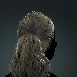 Ponytail Wavy