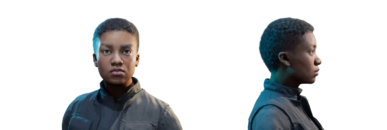 Human in the character creator