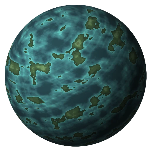 Glee Anselm seen from orbit