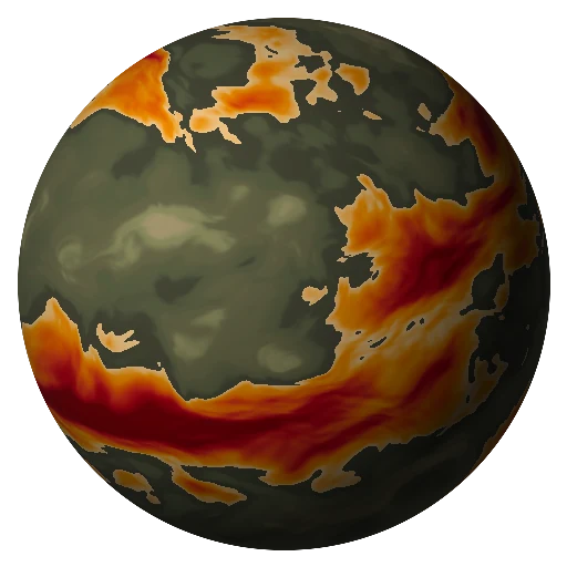 Kinyen seen from orbit