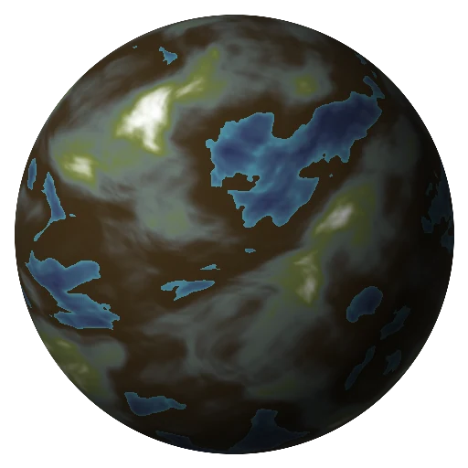 Mikkia seen from orbit