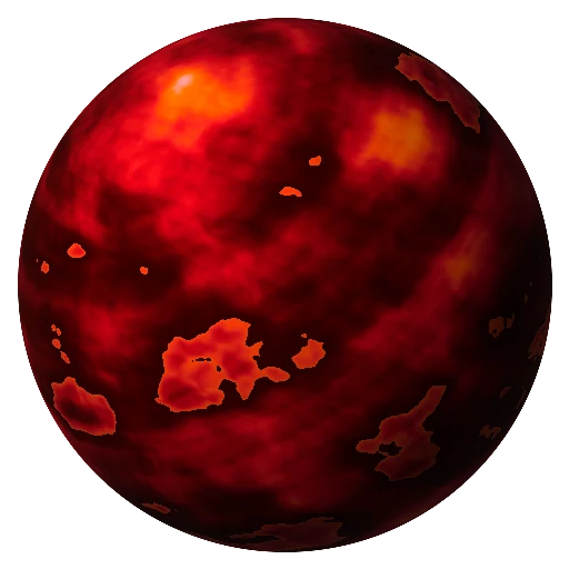 Mustafar seen from orbit