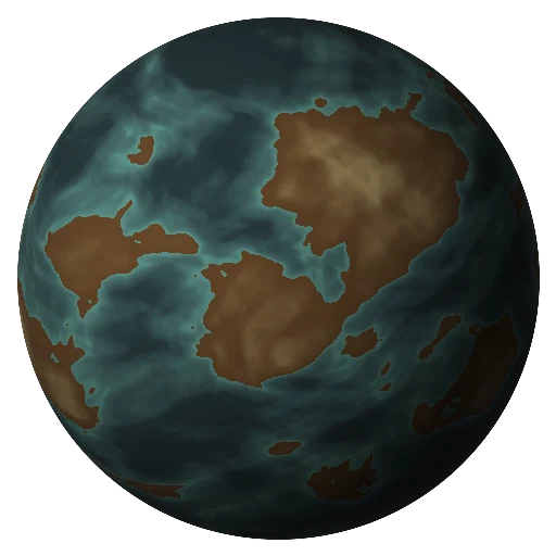 Ord Mantell seen from orbit