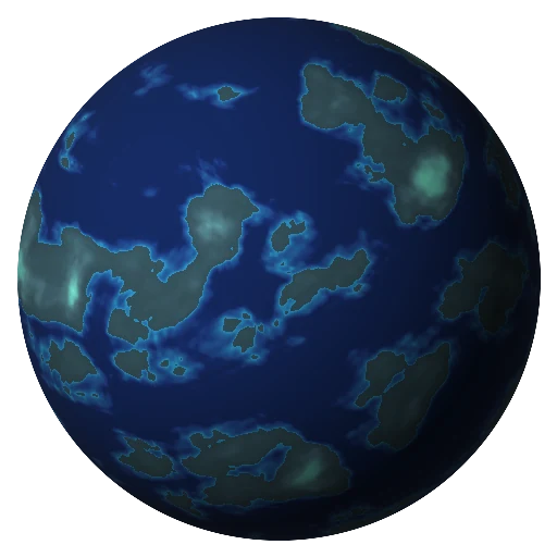 Quell seen from orbit