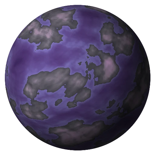 Raydonia seen from orbit